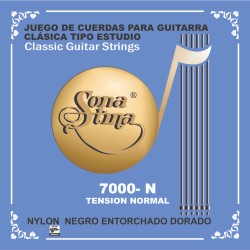 Jgo. de Cuerdas Profesionales Sonatina para Guitarra Clásica Tipo Estudio, Mod.7000-N