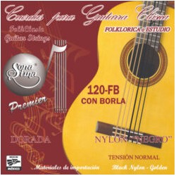 Jgo. de Cuerdas Profesionales Sonatina Premier para Guitarra Folklorica, Mod. 120-FB