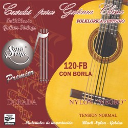 Jgo. de Cuerdas Profesionales Sonatina Premier para Guitarra Folklorica, Mod. 120-FB