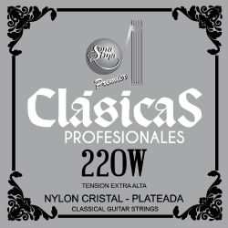 Jgo. de Cuerda Sonatina Premier para Guitarra Clásica Profesional, Mod. 220-W