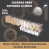Jgo. de Cuerdas Sonatina «Equinox» Titanium para Guitarra Clásica, Mod. 240-D