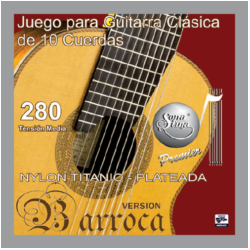 Jgo. de Cuerdas Sonatina Premier para Guitarra Clásica, Mod. 280