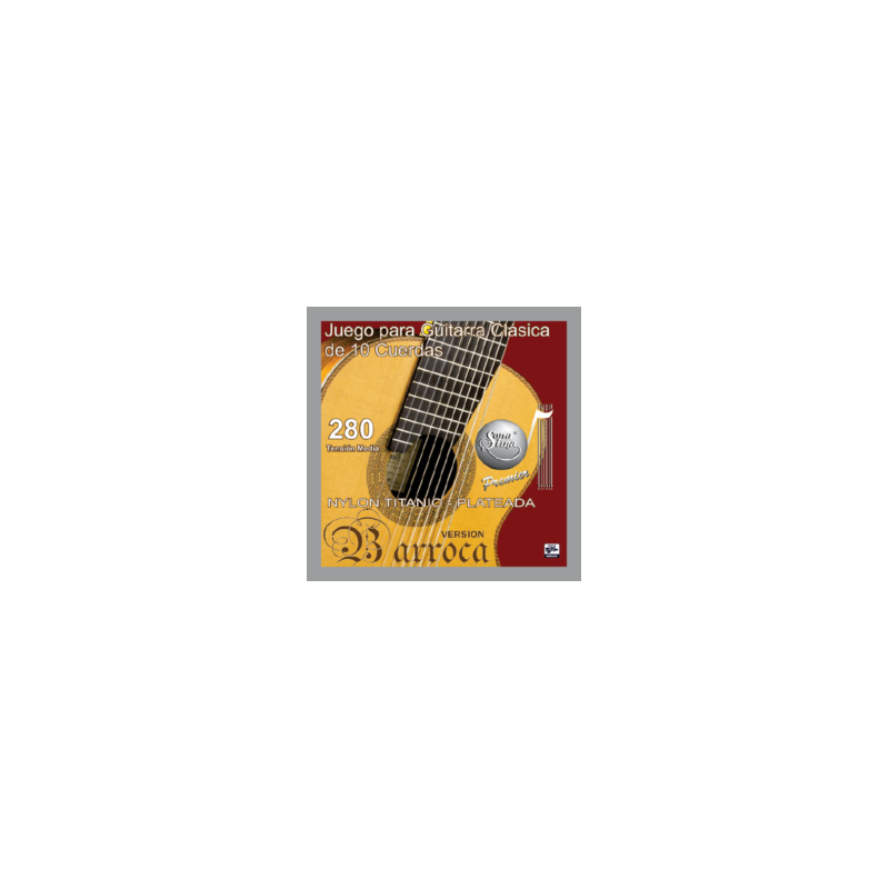 Jgo. de Cuerdas Sonatina Premier para Guitarra Clásica, Mod. 280