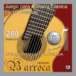 Jgo. de Cuerdas Sonatina Premier para Guitarra Clásica, Mod. 280