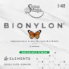 Encordadura para Guitarra Clásica Profesional, Bionylon, Entorchado Doble Plata, Tensión Media Alta Mod. E-432 (PAQUETE DE 3 JUE