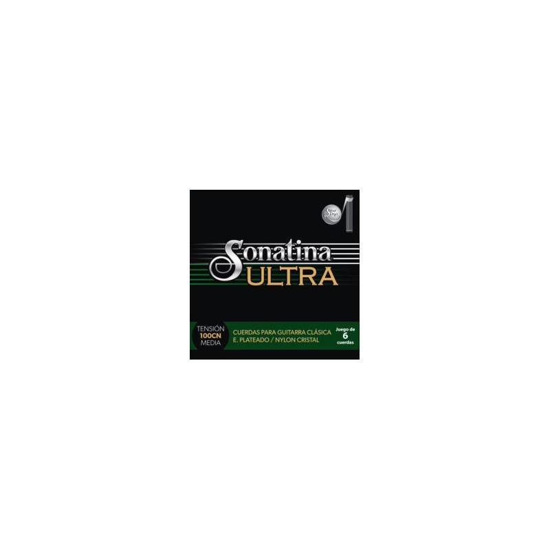 Jgo. de 6 Cuerdas Sonatina «ULTRA» para Guitarra Clasica Profesional Mod. 100-CN6
