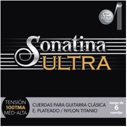 Jgo. de 6 Cuerdas Sonatina «ULTRA» para Guitarra Clasica Profesional, Mod. 100-TMA6