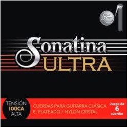 Jgo. de 6 Cuerdas Sonatina «Ultra» para Guitarra Clasica Profesional, Mod. 100CA6