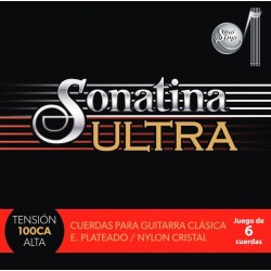 Jgo. de 6 Cuerdas Sonatina «Ultra» para Guitarra Clasica Profesional, Mod. 100CA6