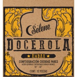 JUEGO DE CUERDAS PARA DOCEROLA, CONFIGURACION CUERDAS PARES MOD. DRA