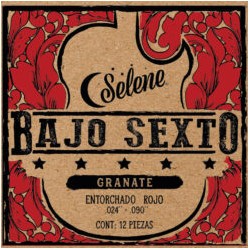 Jgo. de Cuerda Selene «Granate» para Bajo Sexto