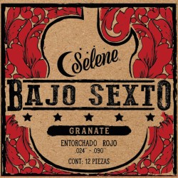 Jgo. de Cuerda Selene «Granate» para Bajo Sexto