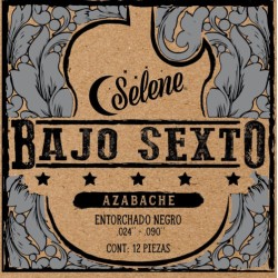 Jgo. de Cuerdas Selene «Azabache» para Bajo Sexto
