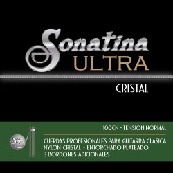 Jgo. de Cuerdas Sonatina “Ultra” para Guitarra Clásica Profesional, Mod. 100CN