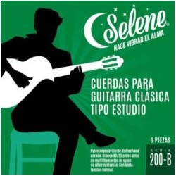 Jgo. de Cuerdas Selene para Guitarra Clásica con Borla, Mod. 200-B
