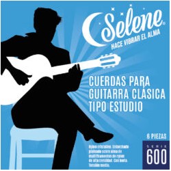 Jgo. de Cuerdas Selene para Guitarra Clásica con Borla, Mod. 600