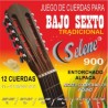 Jgo. de Cuerdas Selene para Bajo Sexto Tradicional,  Mod. 900