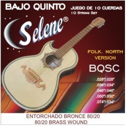 Jgo. de Cuerdas Selene  para Bajo Quinto, Mod. BQSC