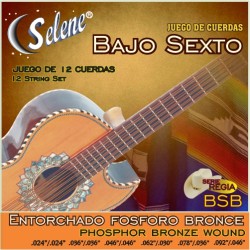 Jgo. de Cuerdas Selene para Bajo Sexto, Supercontacto.  Mod. BSB