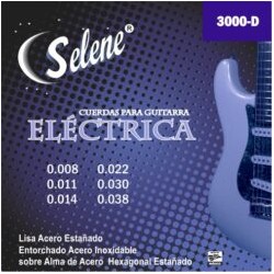 Jgo. de Cuerdas Selene para Guitarra Eléctrica, Mod. 3000-D