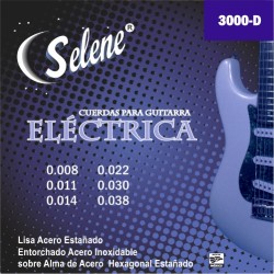 Jgo. de Cuerdas Selene para Guitarra Eléctrica, Mod. 3000-D