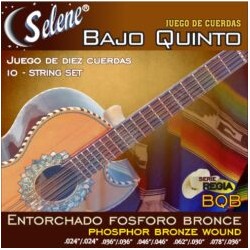 Jgo. de Cuerdas Selene para Bajo Quinto, Supercontacto. Mod. BQB