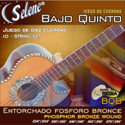 Jgo. de Cuerdas Selene para Bajo Quinto, Supercontacto. Mod. BQB