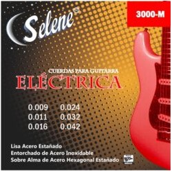 Jgo. de Cuerdas Selene para Guitarra Eléctrica, Mod. 3000-M