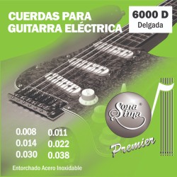 Jgo. de Cuerdas Sonatina Premier para Guitarra Eléctrica, Mod. 6000-D