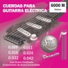Jgo. de Cuerdas Sonatina Premier para Guitarra Eléctrica, Mod.6000-M