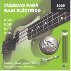 Jgo. de Cuerdas Sonatina Premier Para Bajo Eléctrico, Mod. 8000