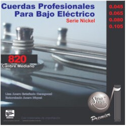 Jgo. de Cuerdas Profesionales Sonatina Premier para Bajo Eléctrico, Mod.820