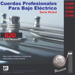 Jgo. de Cuerdas Profesionales Sonatina Premier para Bajo Eléctrico, Mod.820