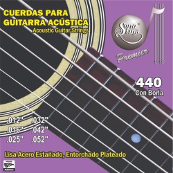 Jgo. de Cuerdas Sonatina Premier para Guitarra Acústica o Electroacústica, Mod. 440