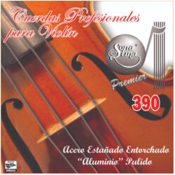 Jgo. Cuerdas Sonatina Premier Profesionales para Violín, Mod.390