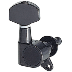 Jgo. de Maquinaria Negra para Guitarra Eléctrica (3+3)