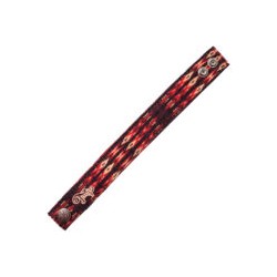Brazalete Tempo Bordado Guru Terra Rojo