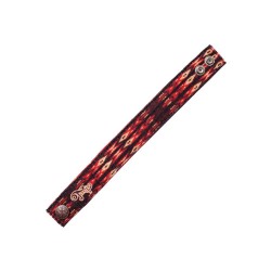 Brazalete Tempo Bordado Guru Terra Rojo