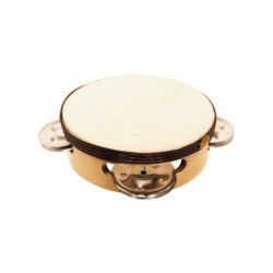 Pandero de Pino Sencillo con Parche 4?