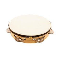 Pandero de Pino Sencillo con Parche 8?