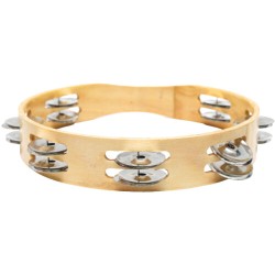 Pandero de Pino Sin Parche Doble 10?