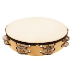 Pandero Doble Con Parche 10?