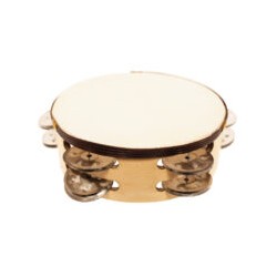 Pandero Doble Con Parche 6?