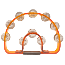 Pandero Media Luna Grande Acrílico 10?