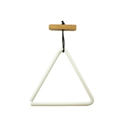 Triangulo Color Electro Chico 12cm (Negro, Plata, Mostaza, Blanco, Rojo, Azul)