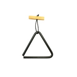 Triangulo Color Electro Mini 10cm (Negro, Plata, Mostaza, Blanco, Rojo, Azul)