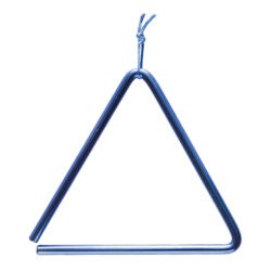 Triangulo Cromado Grande Rojo, Azúl, Verde