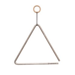 Triangulo de Aluminio Mediano (20 cm)