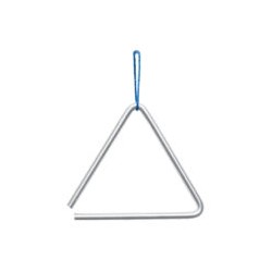 Triangulo de Aluminio Satinado infantil (14 cm)