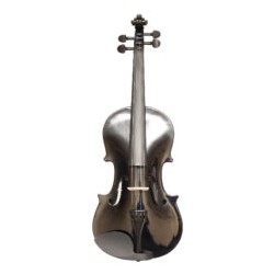 Violin de 4/4 Laminado Color Negro (barbada, brea, tiracuerdas metalico con tensores y arco)